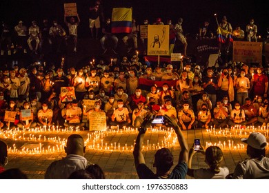 Montería, Colombia; 05 06 2021
Night Protest In Colombia