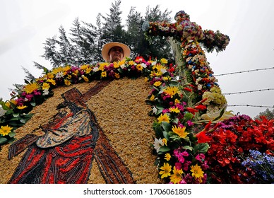 Medellín, Colombia April 2016, Passion, Faith, Religion, Culture, Spirituality Is What You See In Our Community In The Month Of Easter.