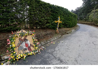 Medellín, Colombia April 2016, Passion, Faith, Religion, Culture, Spirituality Is What You See In Our Community In The Month Of Easter.