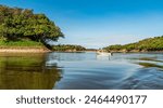 Colombia, South America, Orinoco river, the third largest river in the world, called river of freedom, located in the northeastern corner of Colombia, bordering Venezuela, is part of Tuparro National 