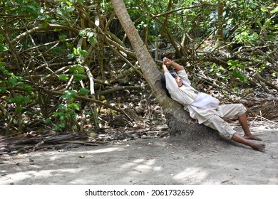 Colombia, Tayrona. August, 18-2021. Native Of Tayrona Park - Image