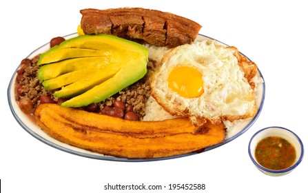 Colombian Cuisine. Bandeja Paisa.