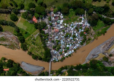 Colombian Village From Above With DJI Drone