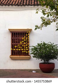 Colombian Window In The Park In Valledupar