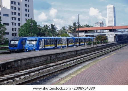 Colombo Fort is the main railway station in Sri Lanka. Trains run daily from this Colombo Fort railway station to all parts of the island of Sri Lanka