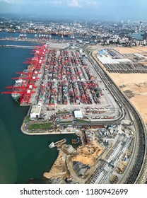 The Colombo Harbour From Above..