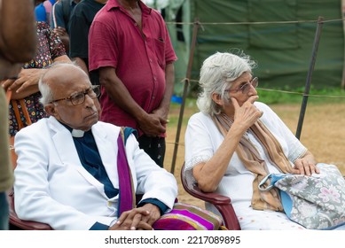 Colombo, Sri Lanka 7-24-2022
Special Guests For An Event Organized By The Peaceful Protestors. They Are Watching The Event
