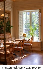 Colonial Interior In A Resturant In Oslo During Summer. 