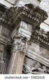 Colonna Arco Di Costantino Arch Constantine Stock Photo (Edit Now) 55822618