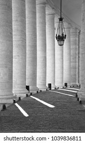 Colonnades in Rome - Shutterstock ID 1039836811
