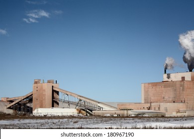 Colonsay Potash Mine In Winter