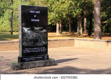 Freedmen’s Colony Monument At The Fort Raleigh National Historic Site On Roanoke Island, North Carolina