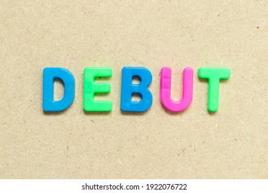 5 letter word with debut