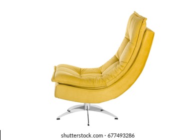 Color Armchair. Modern Designer Chair On White