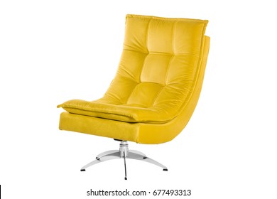 Color Armchair. Modern Designer Chair On White