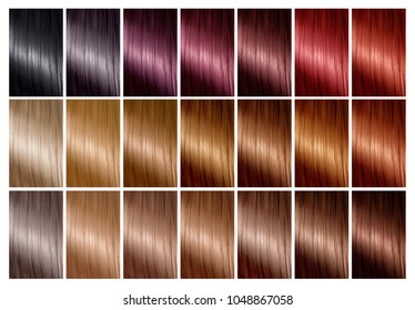 Purple Hair Color Chart