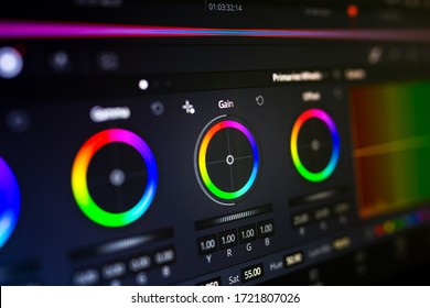 Color Correction Post Production Photo - Shutterstock ID 1721807026