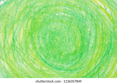 color crayon circles on paper drawing bacground texture