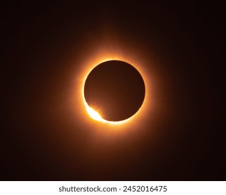 Color edited 2024 Solar Eclipse 