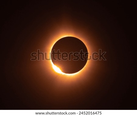 Color edited 2024 Solar Eclipse 