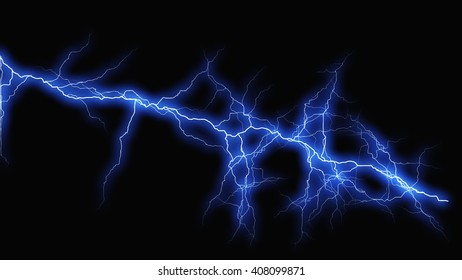 Bolt Lightning Sparks Electricity Dramatic Background Stock Photo ...