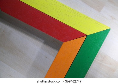 Color frames various textures