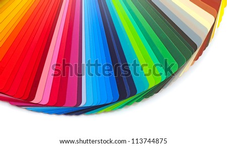 color guide closeup