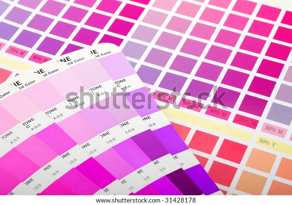Pink Red Color Chart