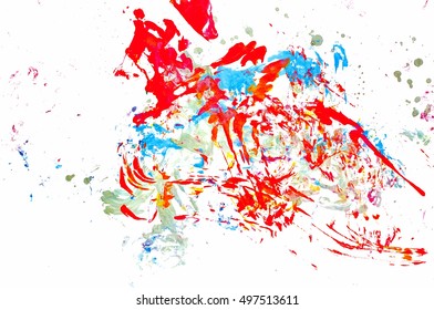 Color Ink Spots White Background Stock Photo 497513611 | Shutterstock