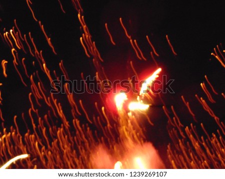 Similar – Fire Plant VI Night sky