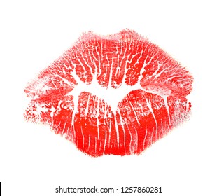 red stain lipstick