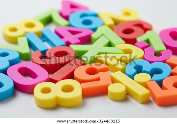 Color Numbers Stock Photo (Edit Now) 324468215