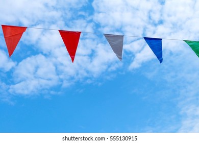 Color Party Flags Stock Photo (Edit Now) 555130915