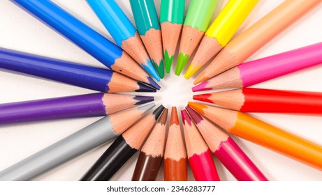 Color pencils for drawing- Rainbow color pencil