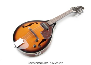 Color photo of a mandolin in country style