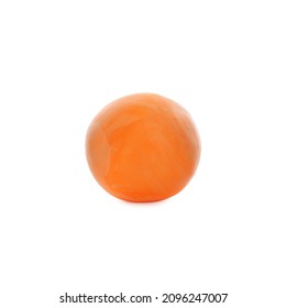 Color Play Dough Ball Isolated On White