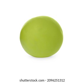 Color Play Dough Ball Isolated On White