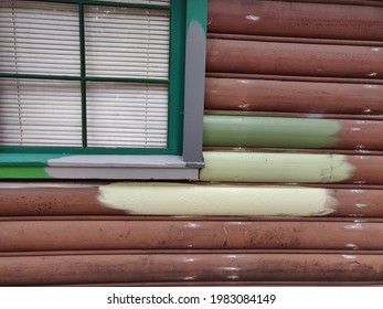 Color Samples On Our Cabin In South Lake Tahoe, California.