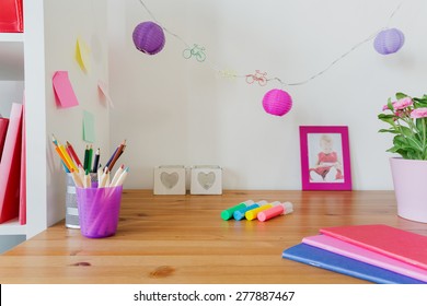 Little Girls Desk Stock Photos Images Photography Shutterstock