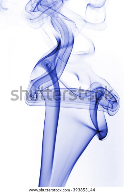 Color Smoke Do White Background Stock Photo (Edit Now) 393853144