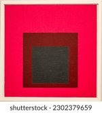 Color Study for Homage to the Square, renewed hope, 1951,oil on masonite , Josef Albers, Bauhaus