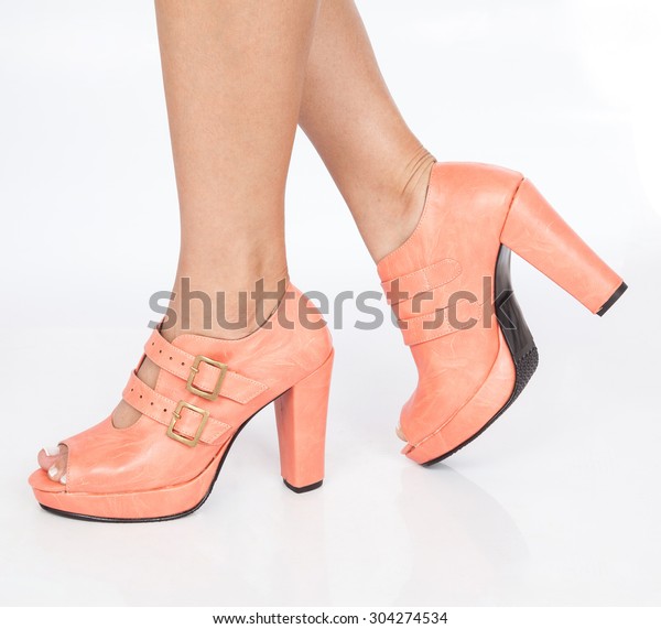tangerine color shoes