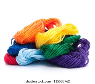 a bunch of colorful yarn from Pikwizard