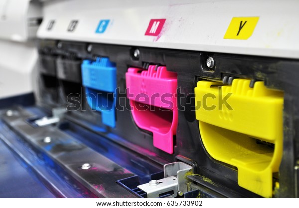 Color toners in the digital\
printer
