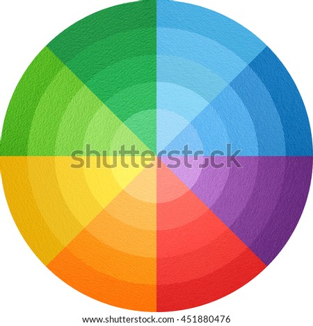 color wheel palette