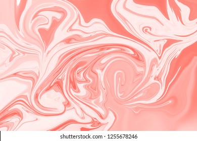 Color of the year 2018 marble pattern texture. Trend palette. Living Coral background decorative. Use for background wallpapers, posters, banner.