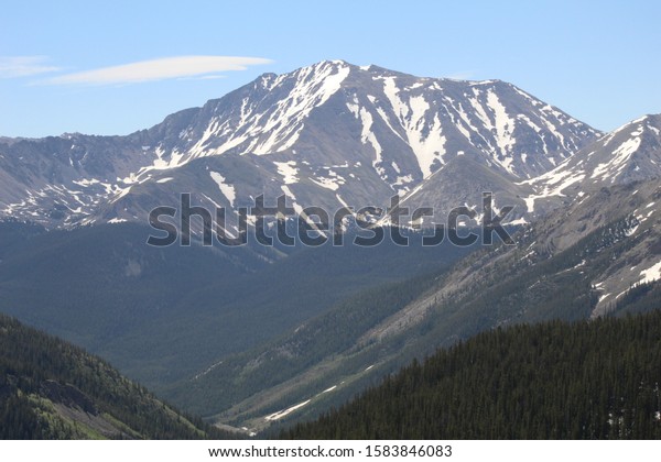 Colorado Continental\
Divide snowy mountains