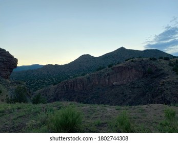 Colorado Mountain Pass, Sunset, Scenic Byway