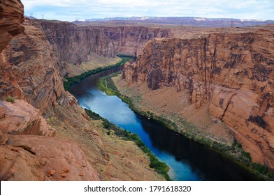 Colorado River From The Glen Canyon Dam Overlook