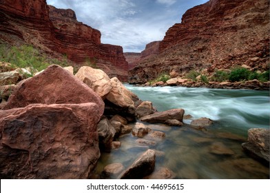 The Colorado River In The Grand Canyon